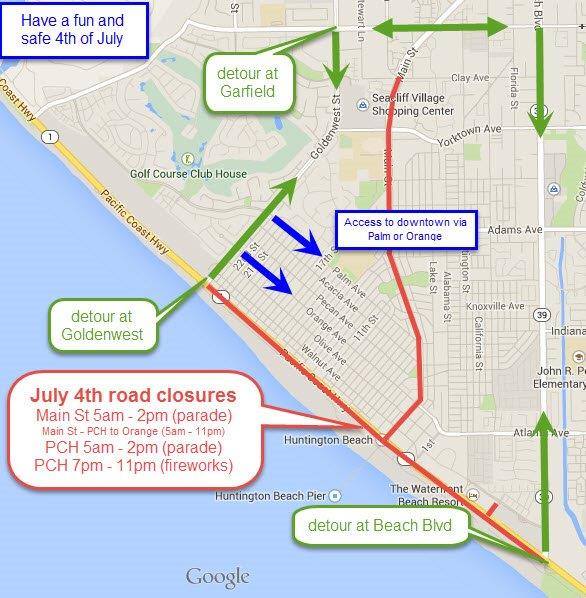 Where to park for the hb fourth of july parade? (Find your spot easily with these hints)