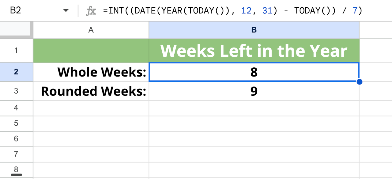 How many more weeks are in the year? Discover the remaining time and make the most of it.