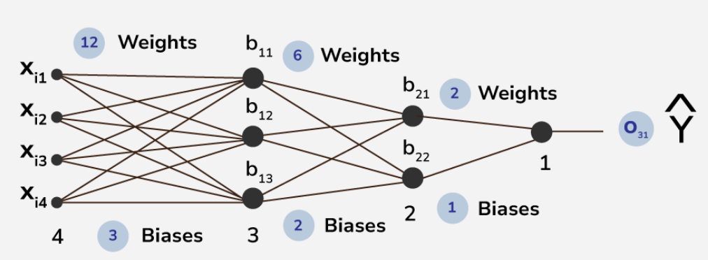 How does the first forward pass actually work in neural nets? A simple explanation for everyone learning AI.