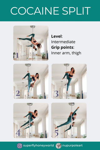How to do the perfect split the pole (Easy step by step guide for all beginners)