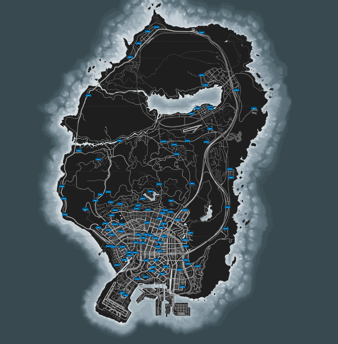 gta v exotic car locations map simplified? get your dream rides quickly!