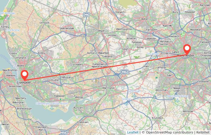 Driving from Liverpool to Manchester: How Far it is?