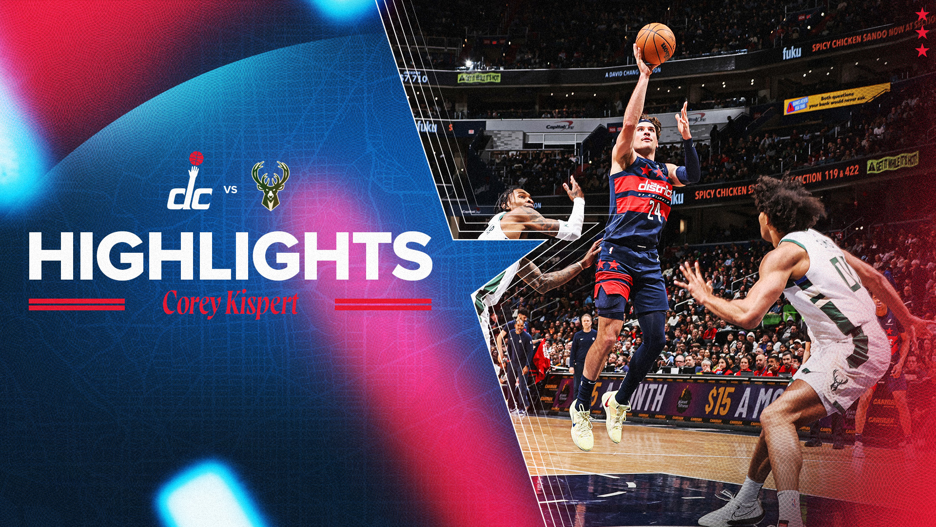 How many Corey Kispert 3 pointers last game? Get the quick stats and highlights here.