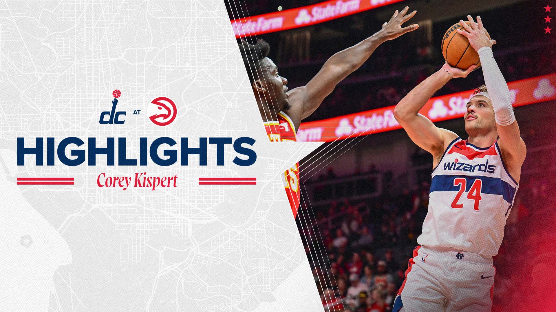 How many Corey Kispert 3 pointers last game? Get the quick stats and highlights here.