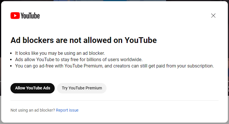YouTube thinks I have ad blocker? Heres how to solve it!