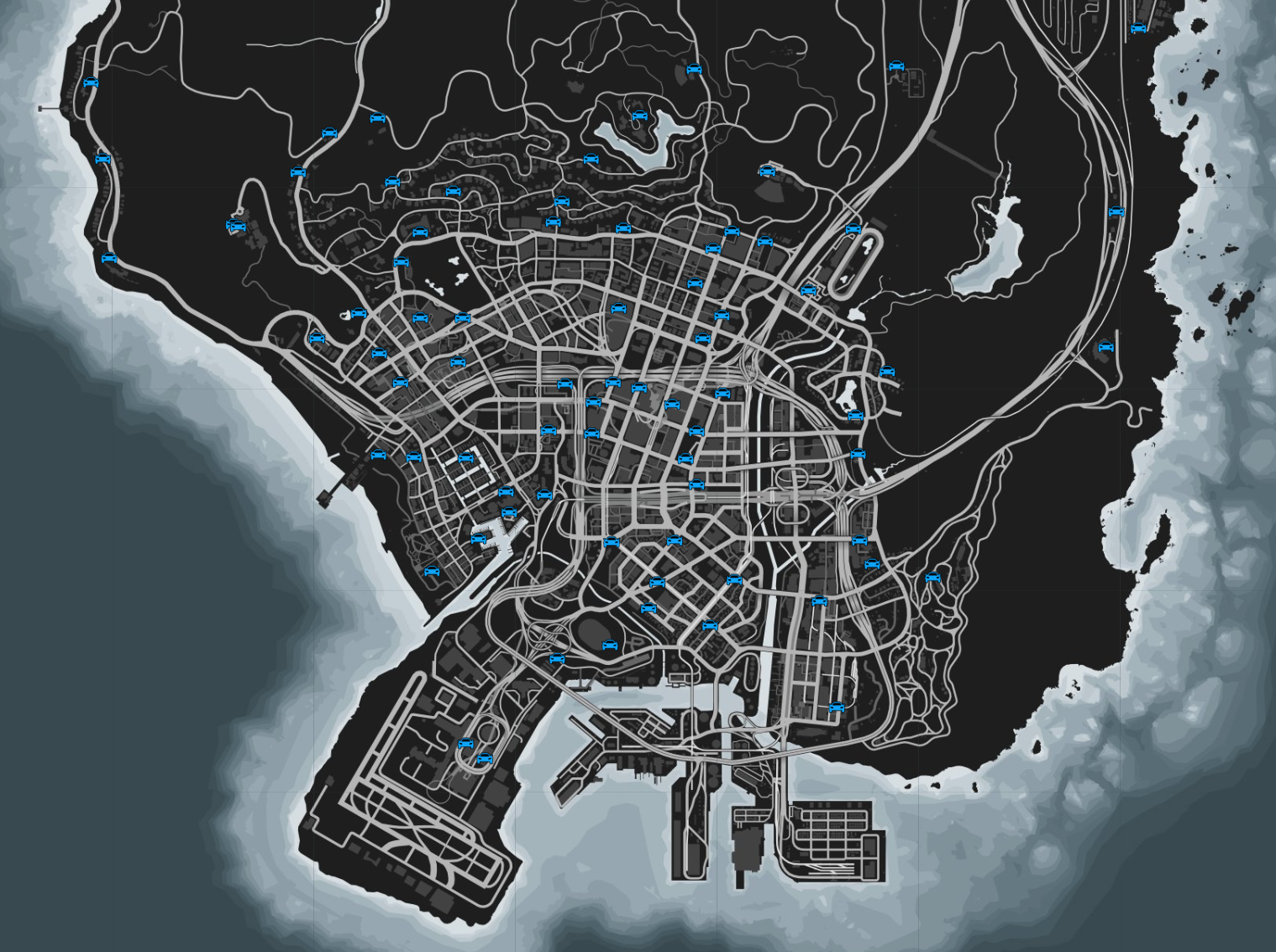 gta v exotic car locations map simplified? get your dream rides quickly!