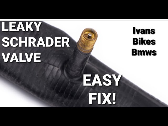 Best ways to repair a leaking bike tire valve at home without professional help