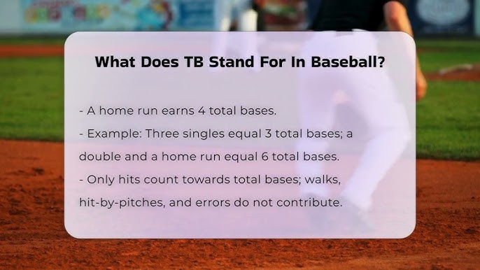 how do total bases work explained easily with examples for baseball fans