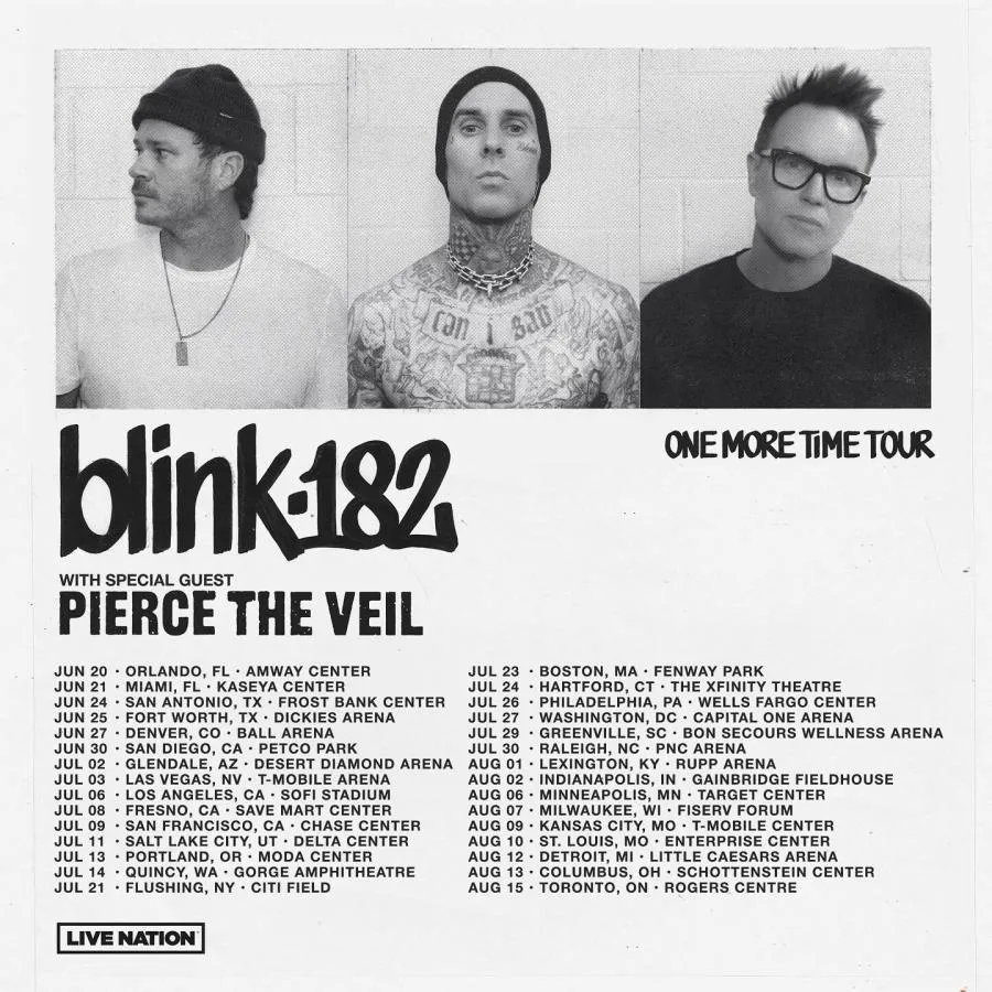 Blink 182 San Diego 2024 Tour Dates: Full Schedule and Opening Acts!