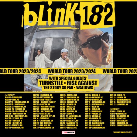 Blink 182 San Diego 2024 Tour Dates: Full Schedule and Opening Acts!