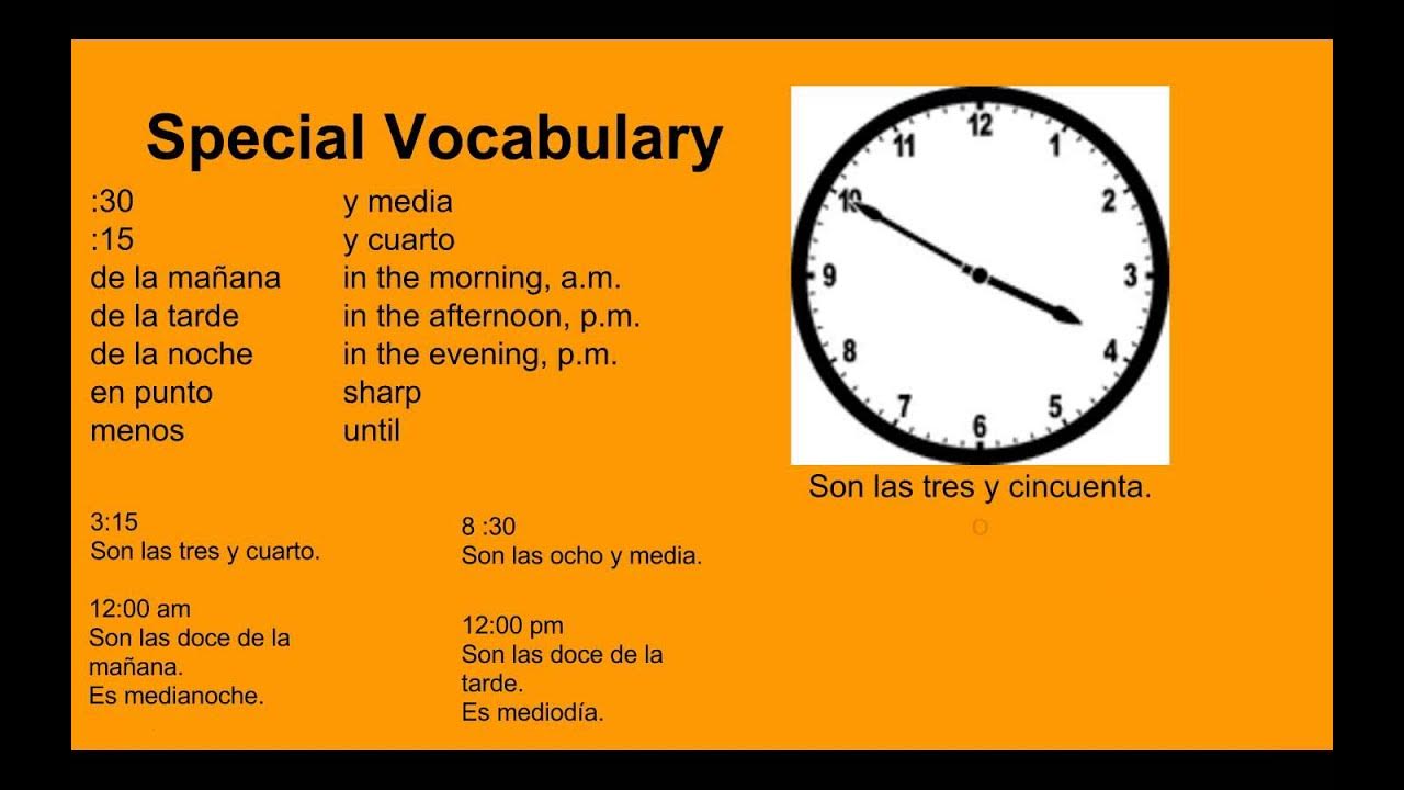 El Dìa Vs La Noche? Simple Spanish Time Words Explained