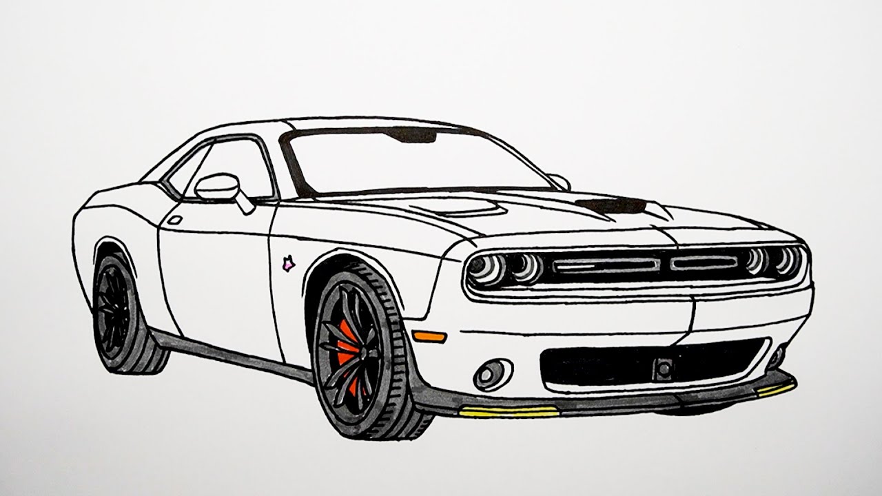how to draw dodge simple step by step guide for beginners
