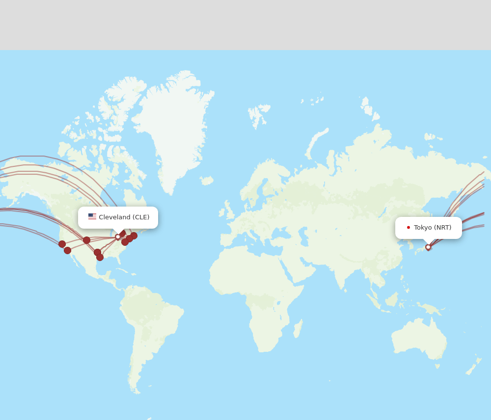 Cleveland to Tokyo best travel route explained flights vs cruise