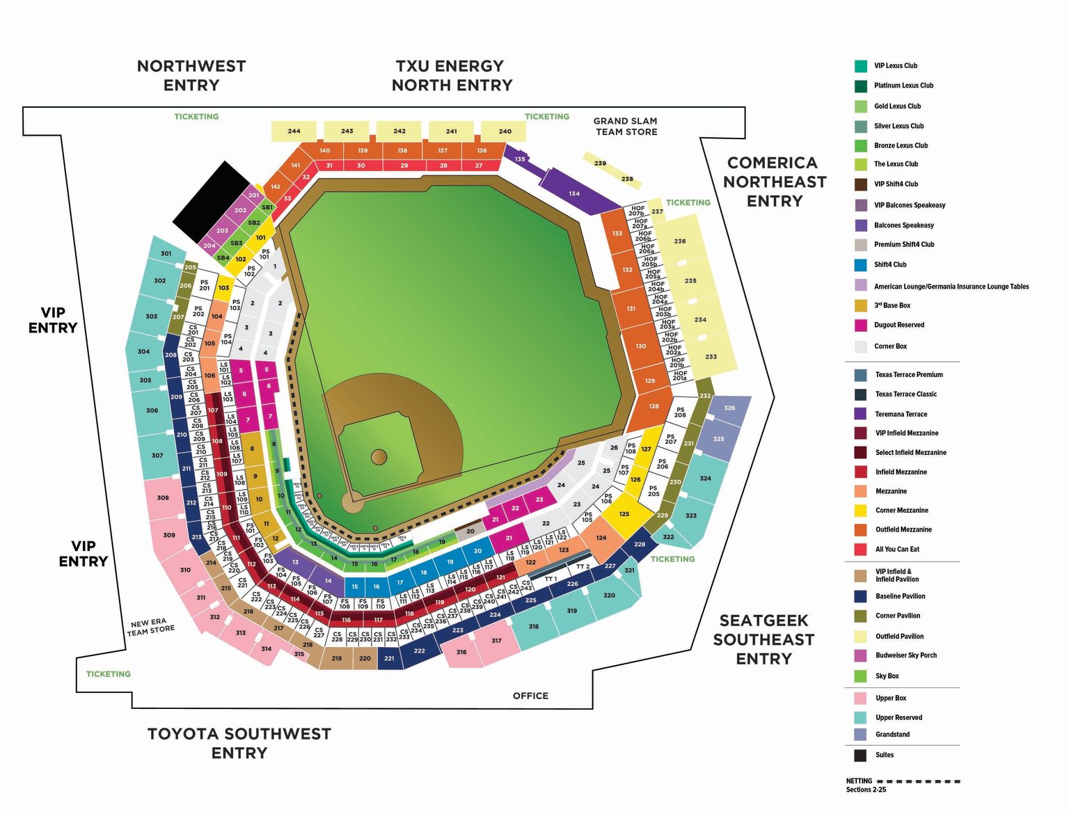 texas rangers seating guide find the best seats and avoid bad views
