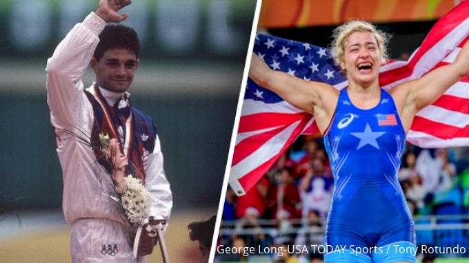 Which american wrestler has gold medal? (Top champions list compared!)