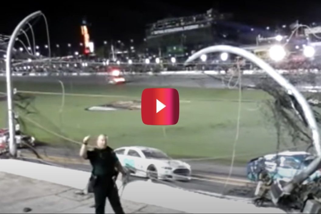 austin dillon daytona crash video footage see the wild replay now