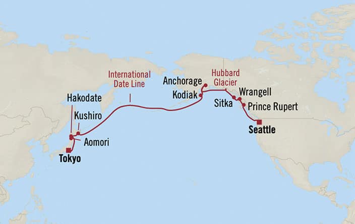 Cleveland to Tokyo best travel route explained flights vs cruise