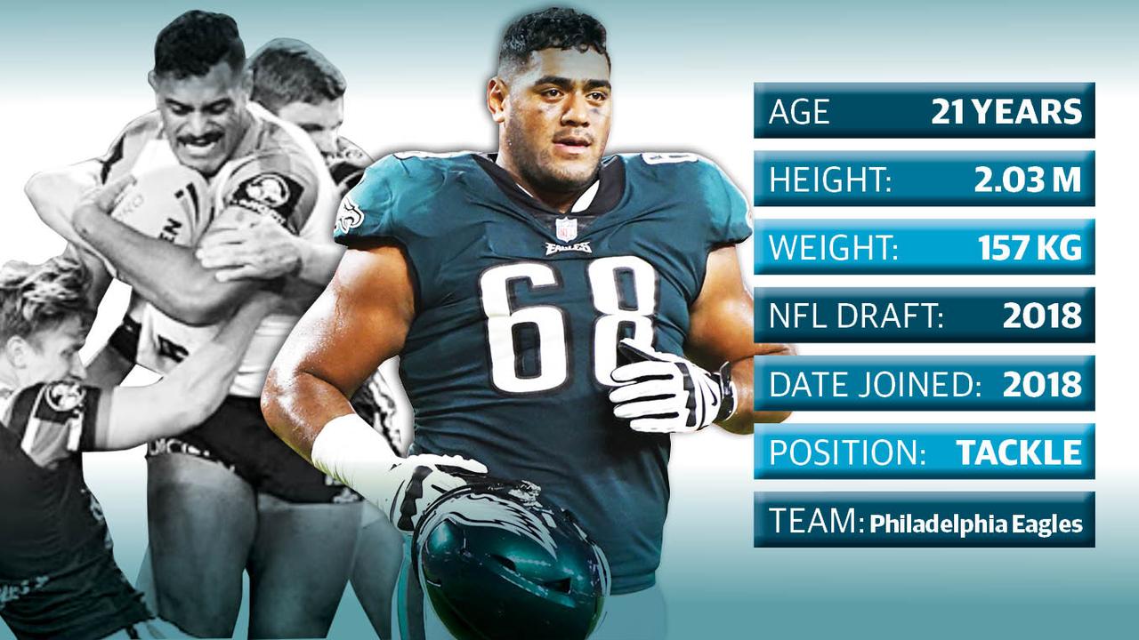 Jordan Mailata height weight story learn how the NFL tackle grew to his size