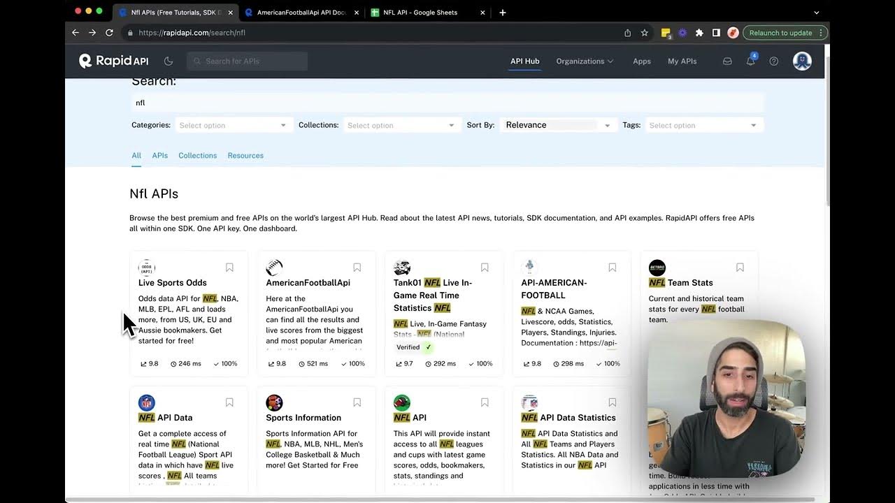 How to use free NFL stats API? Simple guide for beginners now