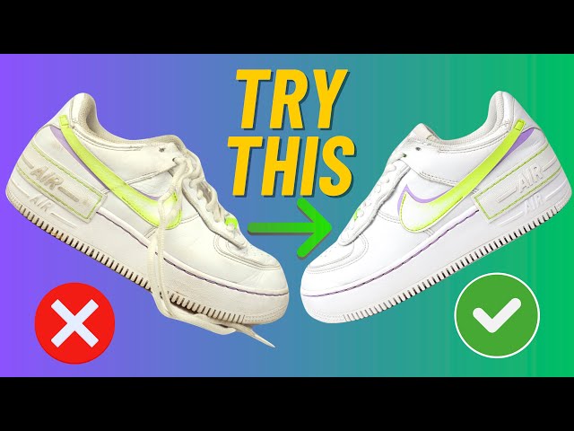 Clean old Nike basketball shoes easy 3 method restoration tips