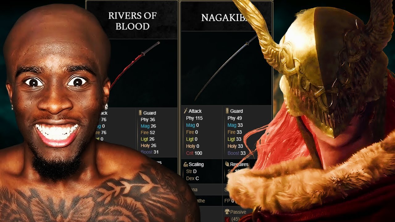 Kai Cenat Elden Ring build vs others which one is better