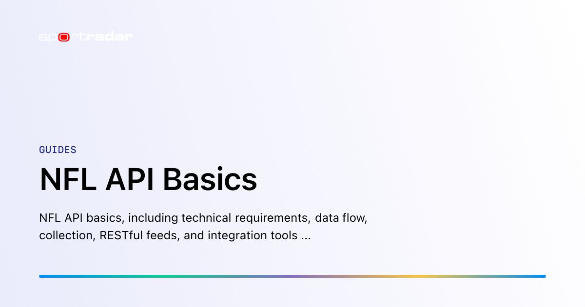 How to use free NFL stats API? Simple guide for beginners now