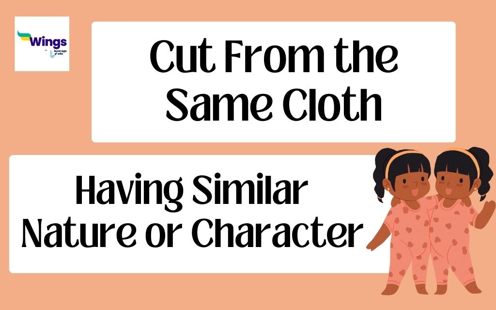 What does cut from the same cloth mean in daily talk? Easy examples here.